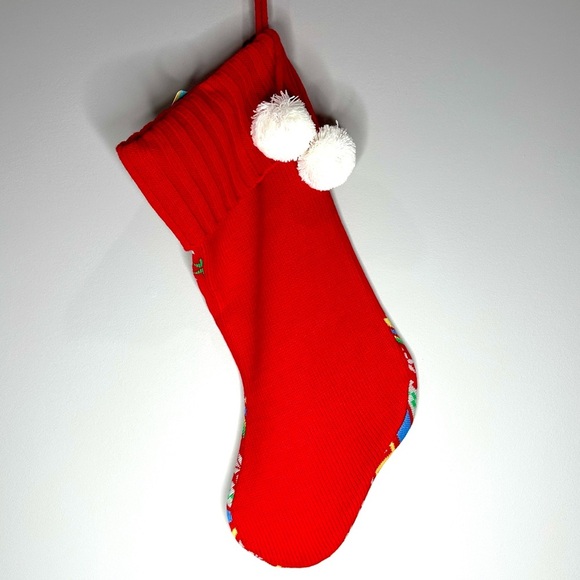 Disney Winnie the Pooh Fair Isle Knit Stocking - Picture 2 of 2